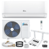 Kältebringer Split Klimaanlage Quick Connect 18000 BTU 5,3 kW Komplettset LED Temperaturanzeige Automatischer Neustart